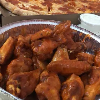 Large Cheese Pizza and 20 Wings Special