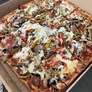Sicilian pizza