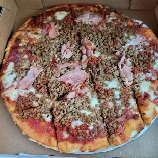 a pizza in a box