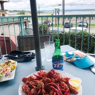 1st lb of AYCE crawfish with a lake view. Perfect way to close out the long weekend.