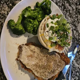 CFS with loaded mashed potatoes