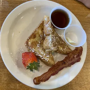 French Toast and bacon