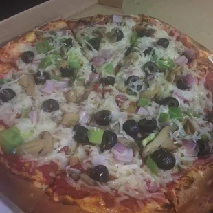 Veggie pizza