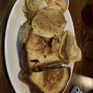 Pesto Grilled Cheese