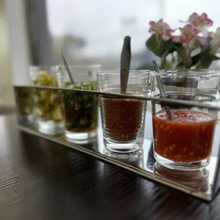 Assortment of chili