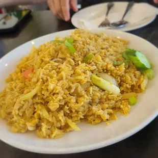 Tom yum fried rice ($18.00)