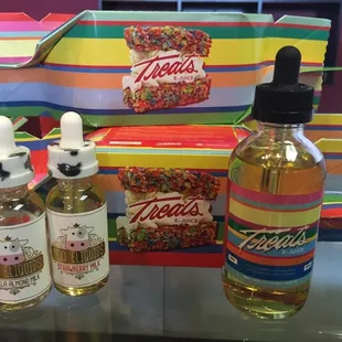 New today at Luckys Vape Treats E Liquid, and Moo E Liquids