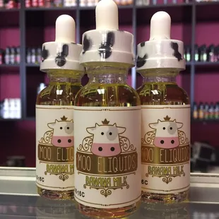 Moo E Liquids now restocked