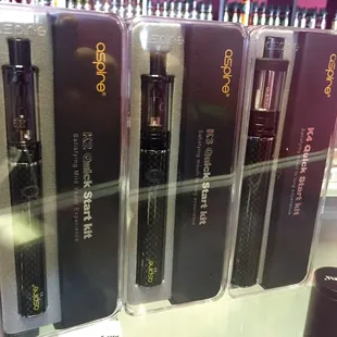 New starter kits from Aspire, affordable and one for every level of vaping