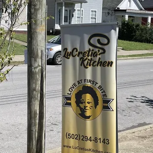 LuCretias sign out front