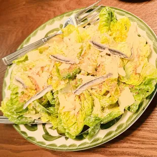 I  liked the cesar salad and anchovies, next time I&apos;ll ask for more dressing