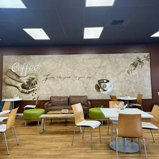 interior, sushi and sashimi