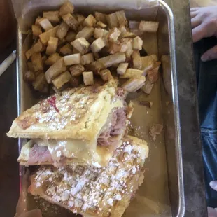 Waffle Monte Cristo Sandwich