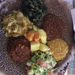 Vegetarian sampler