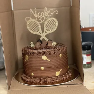 Cake and the photo doesn&apos;t do it justice.