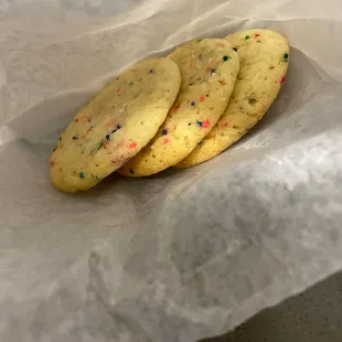 Confetti cookies