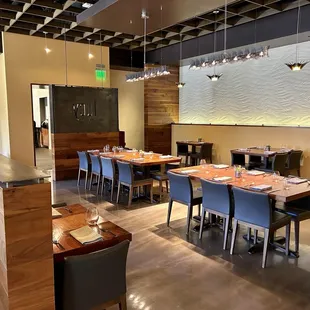 Indoor dining area
