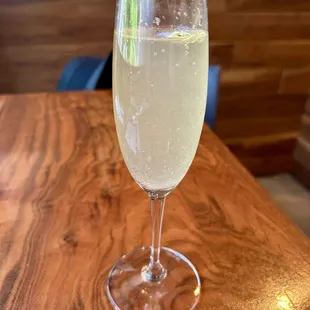 White peach mimosa