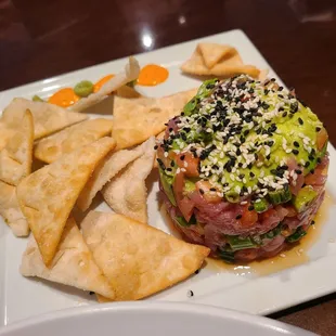 Tuna tartare. Blaaand