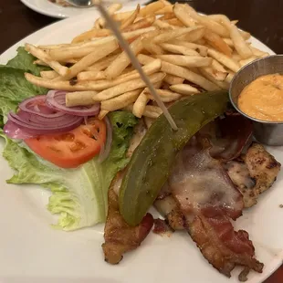 Chicken club no bun
