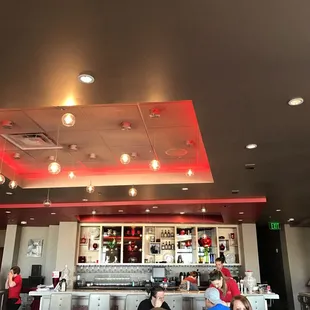 The bar.