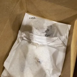 To-go order packed up nicely - each one was separated!