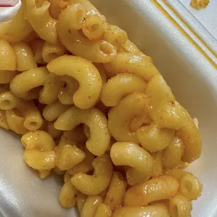 Up close on Lucy's pasta!