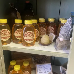 Local honey in stock