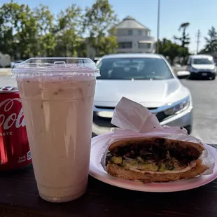 Torta &amp; horchata