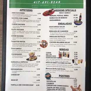 Menu p. 3