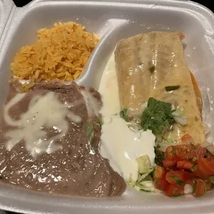 Carne Asada Chimichanga