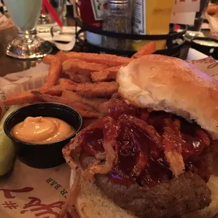 Cheddar Bacon BBQ Burger