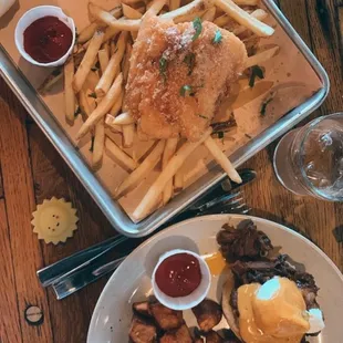 food, fish, seafood, fish and chips