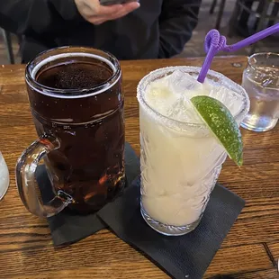 Spaten Oktoberfest &amp; coconut margarita