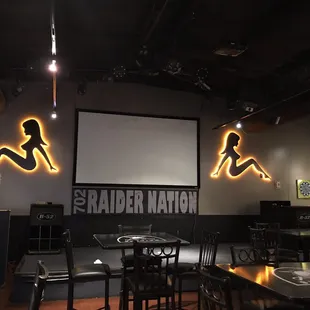 a woman on the screen