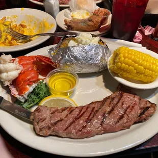 Steak n lobster