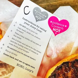 a hamburger and french fries