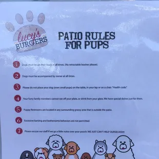 Patio for Pups!  Love it!