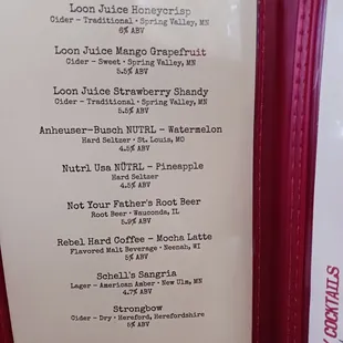 Ciders &amp; Specialties