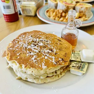 Apple Pecan Pancakes
