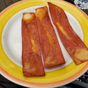 Veggie bacon on the side
