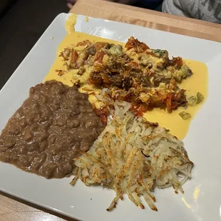 Lucy 's Famous Machaca Breakfast, comes with your choice of flour or corn tortilla.