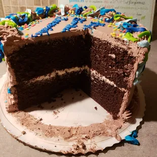 Chocolate Bavarian Cream Cake from Lucy&apos;s Bakery