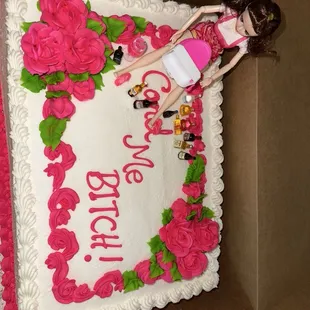 My daughters second 21st birthday cake