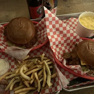 Buffalo Blue Fried Chicken Sandwich