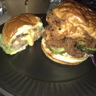 Bacon Jam Fried Chicken Sandwich