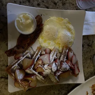 Strawberry Waffle Combo