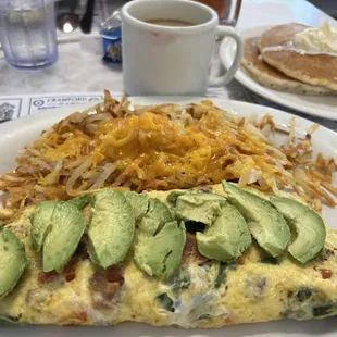 BLT omelette