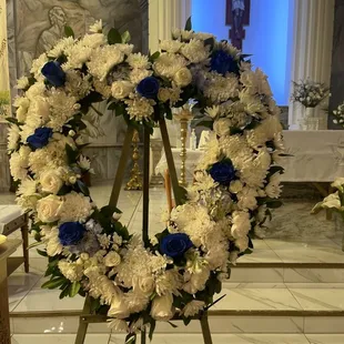 Funeral floral piece