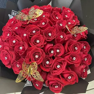 Roses bouquet valentines